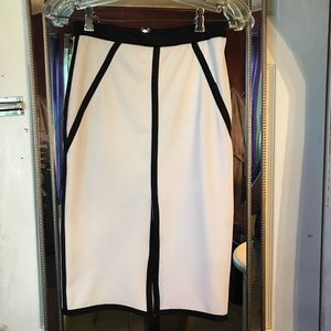 White midi skirt